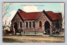 Boulder CO-Colorado, The Baptist Church, Religious Building, Vintage Postcard picture