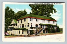Clear Lake IN-Indiana, The Lakeside Hotel, Antique Vintage Souvenir Postcard picture