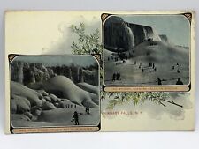 Postcard American Falls Frozen Solid Niagra Falls New York Unposted picture