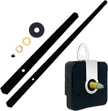 Quartz DIY Wall Clock Movement Mechanism Set,with 8.3 Inch Long Spade Black  picture