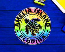Amelia Island Florida Beach Sticker Decal 3