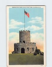 Postcard Observation Tower Eagle Point Park Clinton Iowa USA North America picture