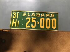 alabama license plate 1931 Pickup  picture