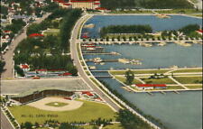 St Petersburg FL Al Lang Field NY Yankees St Louis Cardinals ~ postcard sku033 picture