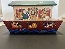 Vintage HALLMARK NOAH'S ARK Christmas Gift Box picture
