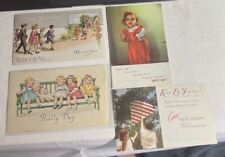 Lot Of 4 Rally Day postcards Cards c1920s & 1930s Posted Unposted Divided Back picture
