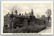 Maine General Hospital Western Promenade Portland ME Vintage Postcard picture