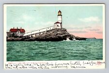 NH-New Hampshire, White Island Light, Isles Shoals, c1906 Vintage Postcard picture