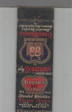 Matchbook Cover Seagram's 5 & 7 Crown Blended Whiskeys picture