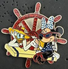 HKDL Minnie Mouse Daisy Sun Tanning Ship Wheel Disney Pin picture