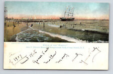 Wreck of the SS Saranac Steeplechase Park Coney Island New York NY Postcard picture