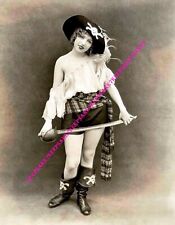 1920s CUTE GIRL LEGGY SEXY PIRATE HALLOWEEN COSTUME 8x10 PHOTO Z-20s HAL picture