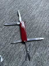 Vintage Retired Red Victorinox 74mm Executive Swiss Army Knife Discontinued Rare picture