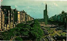 Vintage Postcard- . BUENOS AIRES CALLE 9 ARGENTINA. Posted 1910 picture