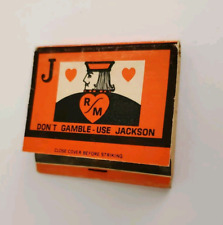 Vintage Matchbook Jackson's Atlanta Ready Mix Concrete Co Georgia Jack Of Hearts picture