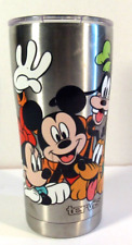 Disney Mickey and Friends 20 Ounce Tervis Tumbler Travel Mug Silver Slide Top picture