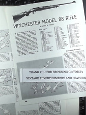 1955-1973 1960's 1950's Winchester model 88 rifle 80's disassembly feature picture