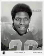 1976 Press Photo Detroit Lions Football Player Leonard Thompson - afx18284 picture