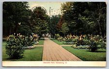 Vintage Postcard IL Galesburg Standish Park c1907 -*1686 picture