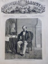 1860 1865 Emperor Napoleon III 23 Newspapers Antique picture