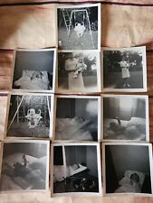 Vintage Black & White Snapshot Photos Baby Lot of 10 picture