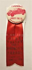 1950 vintage OLEY VALLEY FIREMEN PARADE RIBBON new berlinville pa LIBERTY FIRE picture