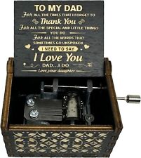 Fathers Day Gifts for Dad from Daughter Music Box for Dad Gifts from Daughter picture
