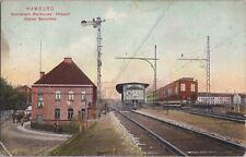 ZAYIX Hamburg Blankenese - Ohlsdorf suburban train station c 1913 electric train picture