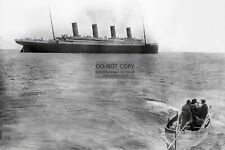 LAST KNOWN PHOTO OF RMS TITANIC AFLOAT BEFORE FATAL SINKING 4X6 POSTCARD REPRINT picture