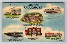 Paducah KY-Kentucky, General Greeting, Industry of Town, Vintage Postcard picture