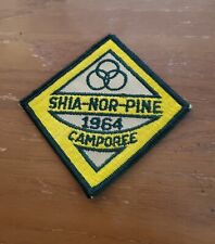 Vintage BSA Boyscouts Of America Shi Nor Pine Camporee 1964 Patch picture