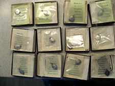 Vtg Towle Silversmiths 12 Days of Christmas Complete Set of 12 Christmas Charms picture