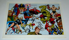 1970's Defenders poster:Marvel Hulk,Dr Strange,Sub-Mariner,Moon Knight,Daredevil picture