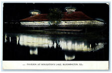 1910 Pavilion at Houghton's Lake Bloomington Illinois IL Posted Postcard picture