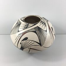 Mata Ortiz Pottery Signed Hilario Quezada Olla Vase Folk Art Geometric Design picture