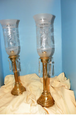 Two Antique, Brass Candle Holders picture