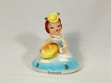 Lady Figurine Porcelain Bell by Norcrest This is Summer picture