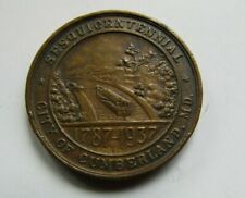 1787-1937 Cumberland MD Maryland Sesquicentennial Bronze Medal Coin Token picture