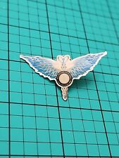 Vtg 1999 MS Motorcycle Ride Los Angeles Screw Back Silver Tone Lapel Pin picture