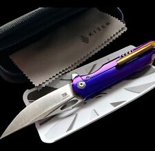 Kizer Assassin Folding Knife S35VN Blade Custom Anodized Titanium Handle picture