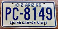 VERY NICE 1966 1967 1968 ARIZONA COMMERCIAL TRUCK LICENSE PLATES PC 8149, MVD OK picture