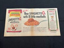 #01  Franco-American SPAGHETTIOs Sunday Comics Advertisement  August 6, 1967 picture