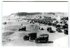 1920s SAN FRANCISCO OCEAN BEACH,AUTOS &PLAYLAND AMUSEMENT PARK~NEW 1980 POSTCARD picture