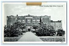 c1930's Carmi Township High School Building Cami Illinois IL Vintage Postcard picture