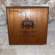 Vintage A Fuente Don Carlos Empty Cigar Box From 1984 Made in Dominican Republic picture