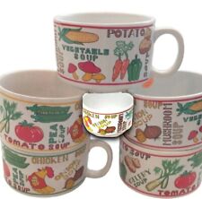 Cisco Torrance China Vintage Soup Mugs Set Of 5 picture