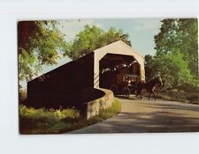 Postcard Fry's Mill Covered Bridge Lancaster Pennsylvania USA picture