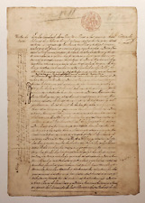 ANTIQUE 4 PAGE SPANISH COLONIAL DOCUMENT / SAN JUAN PUERTO RICO 1861 picture