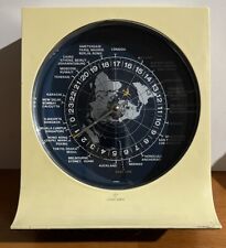 Vintage Lord King World Clock Made in Japan with Airplane Hand Works Great  picture