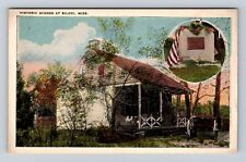 Biloxi MS-Mississippi, Marker d'Lberville Landed in Back Bay, Vintage Postcard picture